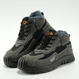 أحذية عمل عالية الجودة، أحذية عمل قابلة للتنفس، نعل مطاطي متين مضاد للانزلاق، أحذية عمال المصانع واللحام - Product Image 1