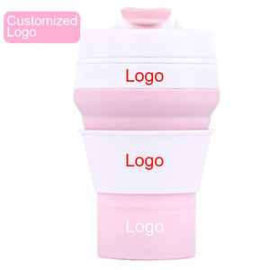 Tasse à café pliable en silicone sans BPA de 350 ml, portable et réutilisable, avec couvercle et paille, idéale pour le camping – Meilleure vente - Product Image 5