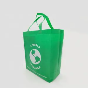 Groothandel Hoge Kwaliteit Non Woven Tas Bedrukt Logo Eco Mesh Jute Winkelen Canvas Draagtas