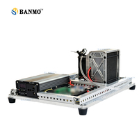 Module d'alimentation à pile à combustible BANMO 500W avec dissipateur thermique, ventilateur, radiateur, onduleur, convertisseur, sortie AC, système d'assemblage de châssis
