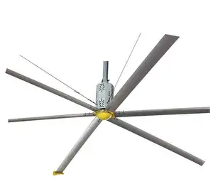 Hvls Fan Church Ceiling Solar Axial Flow Industrial Ceiling Big Ass Hvls Diameter 7.32m Cooling Fan