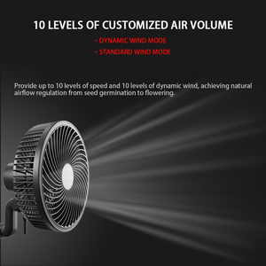 Ventilateur à pince intelligent EC Infinite à 10 niveaux de contrôle, 6 pouces, pour tente de culture hydroponique, ventilateurs d'extraction à circulation d'air chaud pour serre - Product Image 4