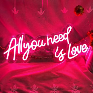 Insegna al neon personalizzata IT Was Always You, ornamento al neon sottile alimentato tramite USB per camera da letto, sfondo per ricevimenti di nozze, luce al neon a LED personalizzata - Product Image 4
