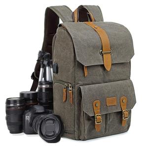 Sac à dos en toile imperméable pour <span class=keywords><strong>appareil</strong></span> <span class=keywords><strong>photo</strong></span> Sac à dos 15 pouces pour ordinateur portable <span class=keywords><strong>Nikon</strong></span> Sony Accessoires pour <span class=keywords><strong>appareil</strong></span> <span class=keywords><strong>photo</strong></span> et objectif trépied - Product Image 3