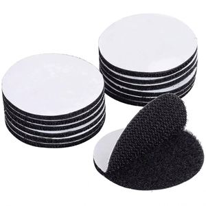 Cierre de Gancho y Bucle Autoadhesivo, Puntos Redondos de 60 mm, Adhesivo Fuerte de Doble Cara, Puntos de Gancho y Bucle para Sábanas, Sofás y Hogar - Product Image 1