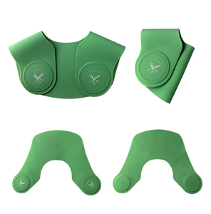 Grembiule da barbiere in Silicone riutilizzabile con doppio tampone <span class=keywords><strong>per</strong></span> capelli | <span class=keywords><strong>Salone</strong></span> Anti-disordine/strumento <span class=keywords><strong>per</strong></span> il taglio di capelli a casa | Silicone alimentare - Product Image 3