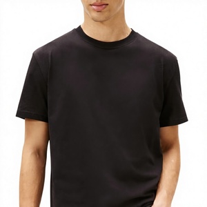 300gsm Ultra-Heavyweight Jersey T-<b>shirt</b> Luxury Oversized 100% Cotton Streetwear Private Label Blank with Pattern Drop Shoulder - Product Image 1