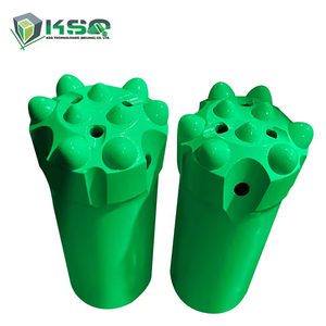 Đầu mũi khoan cacbua vonfram dạng nút, đường kính <span class=keywords><strong>33mm</strong></span> và 38mm, kiểu parabolic, dùng cho khai thác than, rèn và đào hầm. - Product Image 1