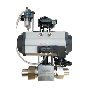 Youli áp lực thủy lực pn500 thép không gỉ 304 316 khb 31.5mpa 6000psi áp lực cao Công Đoàn mông hàn khí nén van bi - Product Image 2