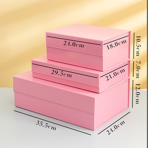 Wholesale Multi-color <b>Book</b> Shaped Cardboard Rigid Lid Foldable Paper Magnetic Folding Paper Gift Packaging <b>Box</b> with Bow Ribbon - Product Image 5