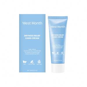 Crème pour les <span class=keywords><strong>mains</strong></span> apaisante à la lavande West Month Dry, lotion hydratante pour hydrater et adoucir la peau, ingrédients anti-dessèchement - Product Image 1