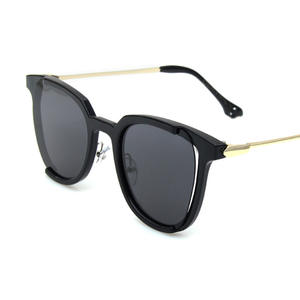 Lunettes de soleil polarisées Qianai unisexes, protection UV400, monture large, design irrégulier, pour la protection solaire, les voyages, la conduite, la mode - Product Image 1