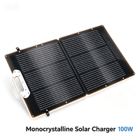 Panneau Solaire Monocristallin Pliable 24V MPPT Type C Étanche Chargeur Portable Logo Personnalisé Vente en Gros Direct Usine