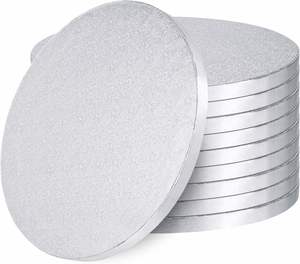Bases para Pasteles Desechables de Papel Corrugado Recubierto de PE, Resistentes a la Grasa, de Grado Alimenticio, de 12 Pulgadas, Doradas, Reciclables, Venta al Por Mayor - Product Image 1