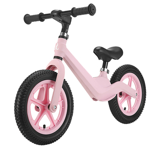 Vélo d'équilibre pour enfants de 12 pouces, vélo pour bébés de 3 à 6 ans, 3 roues en PU, sans pédales, voiture jouet pour tout-petits, mini tricycle mignon et sûr - Product Image 4