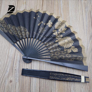 Vuelos dar de bambú ventilador plegable - Product Image 5