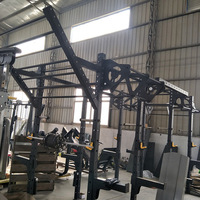Rack de musculation multifonction tout-en-un pour usage commercial en salle de sport, avec banc de musculation, pour press, squats et entraînement fonctionnel libre
