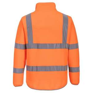 PORTWEST - EC70ORRXL Chaqueta de forro polar naranja de alta visibilidad ecológica-EAN 5036108367719 ROPA DE TRABAJO DE 2017 - Product Image 2