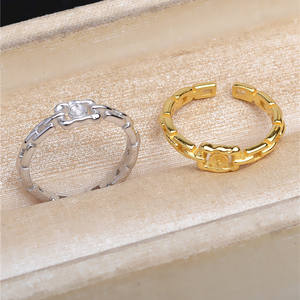 S925 Silver Pearl <b>Open</b> <b>Ring</b> Stand DIY Handmade Accessories for 4-5 Square Fashion <b>Rings</b> Trendy Number Shape 5609 Inlay - Product Image 2