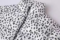 Veste matelassée coupe-vent pour femme, hiver, manches longues, boutonnée, rembourrée