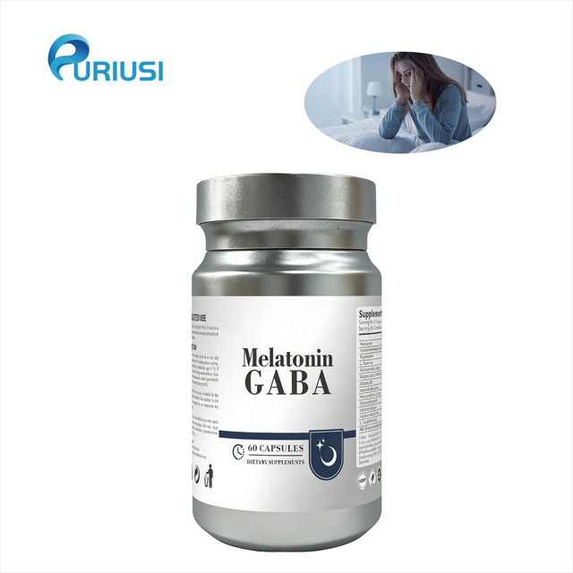 Sleeping L-tryptophan Melatonin Gaba Dietary Supplements L-tryptophan L-theanine Capsules Melatonin Capsules