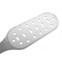Râpe à pieds professionnelle double face en acier inoxydable à grain fin, lime anti-callosités robuste pour peaux épaisses et durcies