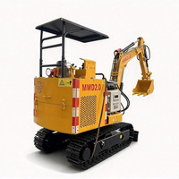 Excavatrice minière électrique compacte avec système de chenilles hydrauliques à rotation à 360 degrés pour la construction de tunnels souterrains