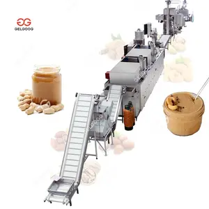 Línea de producción comercial completa de pasta de mantequilla de nuez, sésamo, Tahini, máquina para hacer mantequilla de maní