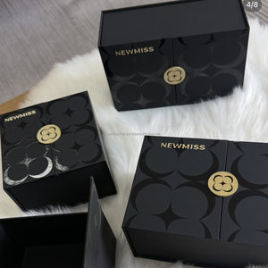 Luxury Double Door Magnetic <b>Gift</b> <b>Box</b> Custom Rigid Packaging <b>Box</b> with Gold Foil Logo for Jewelry Cosmetics <b>Wedding</b> Invitation - Product Image 4