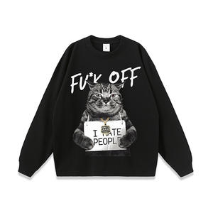 Camisetas <span class=keywords><strong>de</strong></span> Manga Corta <span class=keywords><strong>con</strong></span> Estampado <span class=keywords><strong>de</strong></span> Gato <span class=keywords><strong>Japon</strong></span>és Estilo Urbano Americano Oversized y Desgastado, Tops <span class=keywords><strong>de</strong></span> Manga Corta para Parejas, Marca <span class=keywords><strong>de</strong></span> Moda - Product Image 4