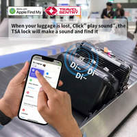 Approuvé par la TSA pour la localisation de bagages, verrouillage personnalisé par mot de passe, traceur intelligent de navigation, dispositif anti-perte, construction métallique