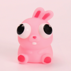 Jouet anti-stress en plastique à yeux bouffants pour petits animaux, mignon, à presser, pour enfants, avec logo personnalisé, cadeau, vente en gros - Product Image 4