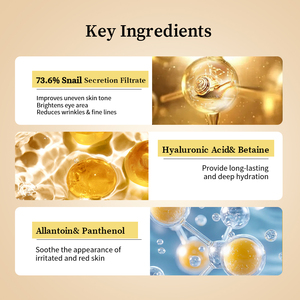 कोरियन त्वचा की देखभाल 25 मिलीलीटर चमकदार अंधेरे सर्कल्स एंटी-एजिंग नाइसिनामाइड स्नूल शिराली एंटी-एजिंग नियामाइड स्नूल को हटाने - Product Image 4