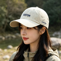 Nouvelle casquette de baseball minimaliste de style coréen, tendance, brodée de lettres, séchage rapide, décontractée et polyvalente pour hommes et femmes