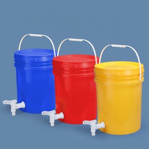 Seau à <span class=keywords><strong>eau</strong></span> en plastique de 10 L <span class=keywords><strong>avec</strong></span> <span class=keywords><strong>robinet</strong></span> et poignée, récipient à boisson en PP de qualité alimentaire pour les fêtes et les activités de plein air - Product Image 4