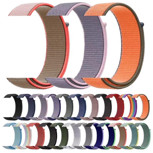 Jmetec Watchband 44mm 45mm 46mm 41mm 40mm Sport Bracelet Nylon Loop Watch Strap for Apple Watch Ultra2 S10 9 8
