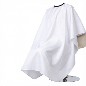 Mantella da Taglio Capelli <span class=keywords><strong>Unisex</strong></span> Nera Antiaderente di Alta Qualità, Personalizzabile con Logo, Impermeabile, in Nylon, Professionale per Parrucchieri - Product Image 3