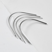 Aiguilles de perçage de corps incurvées de précision aiguilles de perçage de corps chirurgicales stérilisées en acier inoxydable 20G/18G/16G/14G à choisir