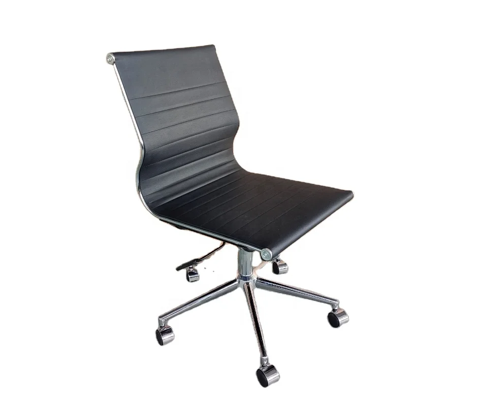 Best Selling Office Chair Without Arm Adjustable Height Swivel