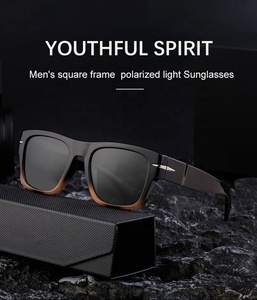 <span class=keywords><strong>Occhiali</strong></span> <span class=keywords><strong>da</strong></span> <span class=keywords><strong>sole</strong></span> 2025 retrò struttura quadrata esplosiva moda tendenza grigio UV protezione Anti-riflettenti <span class=keywords><strong>lenti</strong></span> polarizzate uomo - Product Image 6