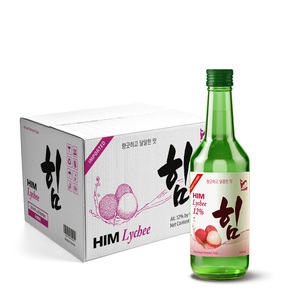 Him Lychee Soju 360ml Refrescante Mezcla única Dulce Fresco Lychee Sabores tradicionales de Soju Alcohol primario Hierbas Licores Producto - Product Image 6