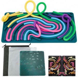 Planche d'activités sensorielles CPC en silicone, jouet sensoriel pour bébé, jouets de planche d'activités sensorielles - Product Image 5