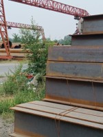 Poutre en H en acier au carbone non allié laminé à chaud de haute qualité, norme ASTM Q235, marque Mingyu, étanche, avec services de soudage et de découpe