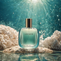 Flacon de parfum en verre transparent carré de luxe de 100 ml, design unique, sérigraphié, prêt à l'emploi, vide, pour cosmétiques et diffuseurs à bâtonnets – Vente en gros