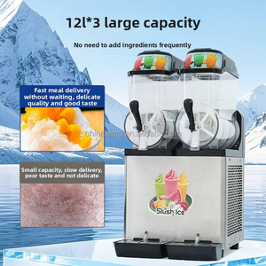 Machine à neige fondante commerciale entièrement automatique à grande capacité, à cylindre triple/double/simple, pour les salons de thé et les boissons froides - Product Image 3