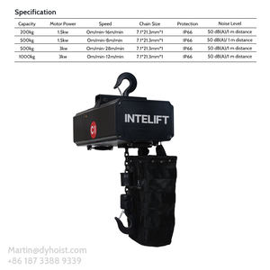C1 500Kg Intelligente Variabele Snelheid Stage Ketting Takel Dj <span class=keywords><strong>Bar</strong></span> - Product Image 6