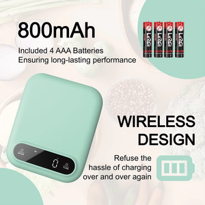 5 किलो/1 ग्राम मिनी डिजिटल रसोई पैमाने पर प्लास्टिक का वजन स्वास्थ्य और सुरक्षा पोषण रोह प्रमाणित बैटरी संचालित - Product Image 6