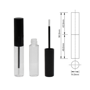 Tube de brillant à lèvres mini blanc 1,5 ml en plastique, design simple, étiquette privée unique, transparent, sérigraphie, vente en gros - Product Image 4