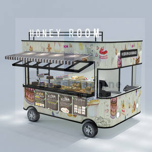 Nouveauté 2025, vente en gros d'usine, vente chaude, camion électrique mobile pour gâteaux, desserts, biscuits, chocolat, chariot - Product Image 3
