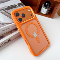 Coque de téléphone magnétique transparente hybride TPU PC antichoc avec protection d'appareil photo pour iPhone 17 Air 16 15 14 Plus 13 12 11 Pro Max